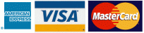 Logos of accepted credit
         cards