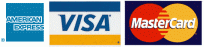 Logos of accepted credit
cards