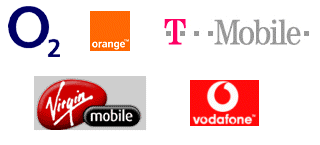 Logos of supported networks